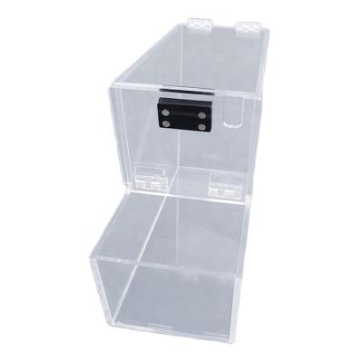 China New Acrylic Cheap Foods Show Rack Desktop Documents Storage Box Acrylic Display Stand for sale