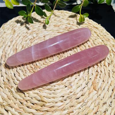 China China wholesale price natural rose quartz massager wand for healthy for sale