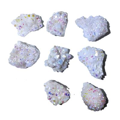 China China Feng Shui Crystal Cluster Natural Electroplating Wholesale Aura Quartz Healing Crystal Cluster for sale