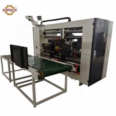 China Semi Automatic Carton Box Stitching Machine Two Piece Single Piece for sale