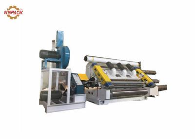 China Adsorb Type E Flute Cardboard Single Facer Machine / Corrugated Carton Machine for sale