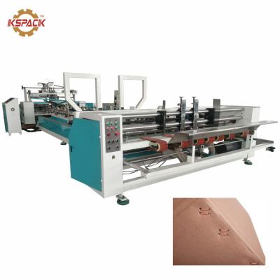 China Fully Auto Stapler PLC 12kw Carton Box Stitching Machine for sale