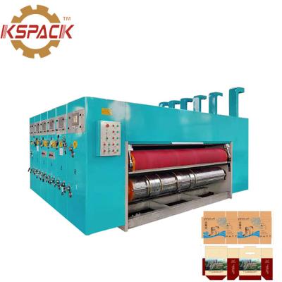 China Fully Automatic Corrugated Cardboard Printing Die Cutting Machine PLC Computer Control for sale