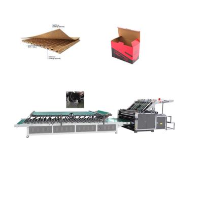 China E Flute Corrugated Laminating Machine , 60 - 80 Pcs / Min Glue Lamination Machine for sale