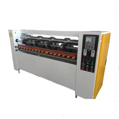 China 3500mm Thin Blade Slitter Scorer Machine Electric Adjust Blade Flute Board for sale