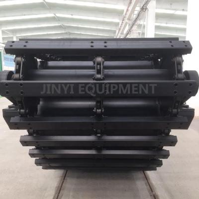 China Amphibious Excavator Machinery Repair Shops 3 Chains Floating Pontoon For Sale for sale