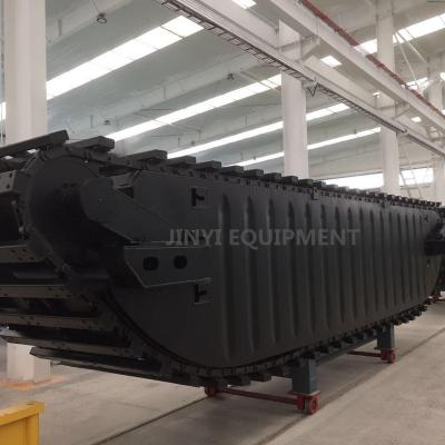 China Machinery Repair Shops Swamp Excavator Pontoon Undercarriage for sale