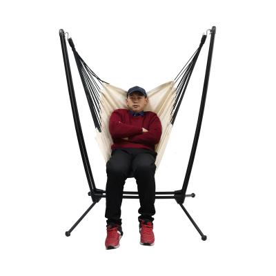 China Foldable Outdoor Hanging Aluminum Folding Chair Moon Folding Chair Leisure Beach Portable Camping Chair for sale