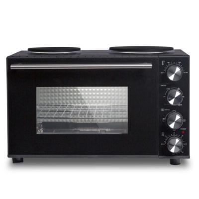 China NEW CE 30L GS EK1 CB Double Door Oven Electric Household Tendoor Hotel Outdoor Glass Toaster Electric Oven for sale