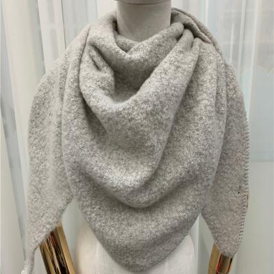 China 2021 New Fashion 2021 Design Winter Autumn Soild Color High Quality Polyester Scarf for sale