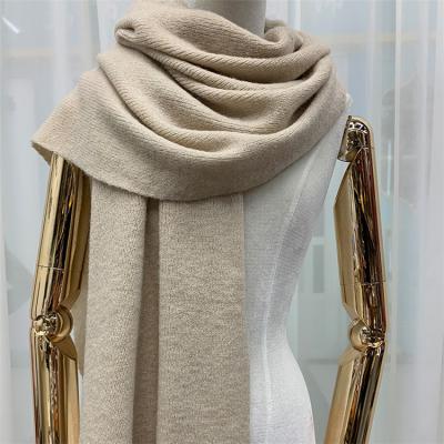 China 2021 New Fashion Winter Hot Selling Long Color High Quality Cashmere Soild Scarf For Women for sale