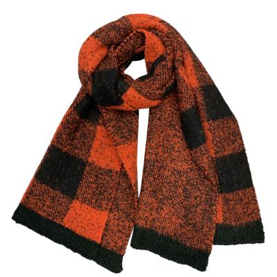 China High quality popular simple durable winter style grid designers matching scarf printed scarves for women for sale