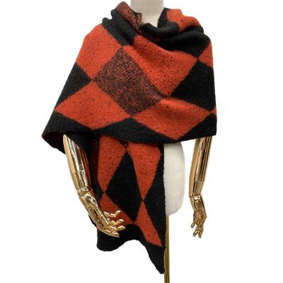 China High Quality Popular Widely Used Diamond Fringed Scarf by Desighner for sale