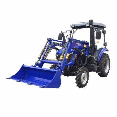 China Universal Farms Agriculture Wheel Tractor 45hp Cabin Model With Ballast For All Kinds Of Attachments for sale