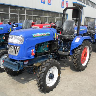 China Farms 4x4 Driving Belt Drive Model Gearbox Single Cylinder Tractor 20hp 22hp 24hp for sale