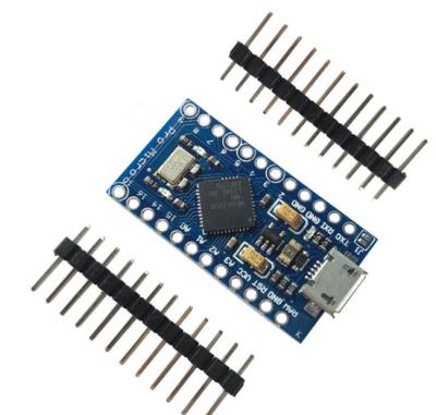 China ATmega32U4 5V/16MHz Pro Mini MCU Micro Module With Pin Header C038 for sale