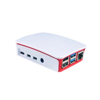 China Raspberry pi 4 B Offical Case Raspberry Pi 4 Case Model With Heatsink Power Adapters ABS Cases Plastic Box Shell For Raspberry Pi 4B Cover for sale