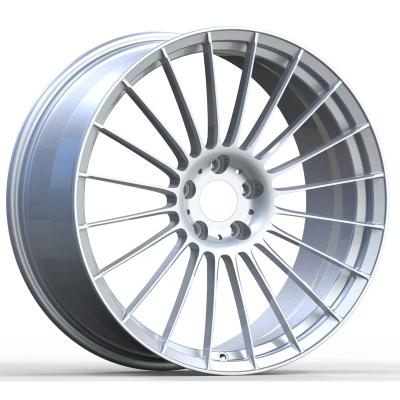 China Hot Selling Silver Mono Aluminum Alloy Block Car Alloy Wheels 20 Inch Rims Custom Wheels for sale