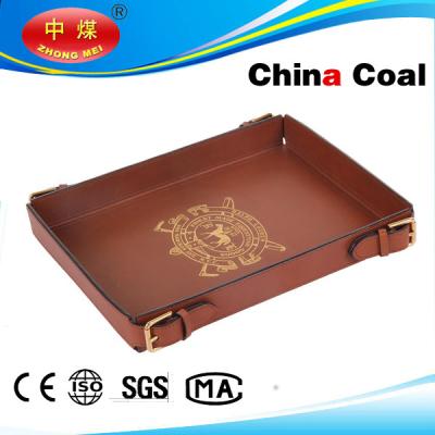 China Leather Tray Apply To Tea And Other Service Tray for sale