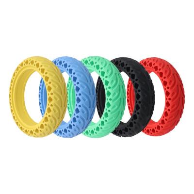 China Electric Scooters DDS Rear Tyre Shock Absorption Honeycomb Explosion-Proof Replacement Accessories 2PCS 8.5*2 inch Outer honeycomb tyre for sale