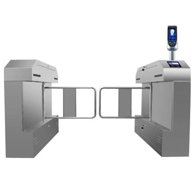 China 304 Stainless Steel Thermal Access Control Swing Gate Turnstile With Face Recognition for sale