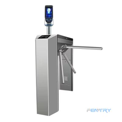 China 304 stainless steel SUS304 bidirectional tripod turnstile and face recognition design for sale