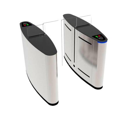 China Access Control Fingerprint Reader Entrance Control Sliding Barrier Automated Entrance Gym Membership Turnstile for sale