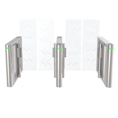 China Hot Selling 304 Stainless Steel High Security Access Control Pedestrian Hotel Turnstile Barrier Speed ​​Gate Speed ​​Gate System for sale