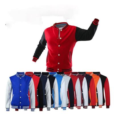 China New Fashion Sustainable Wholesale Winter Jacket Mens White Letterman Custom Varsity Jacket for sale