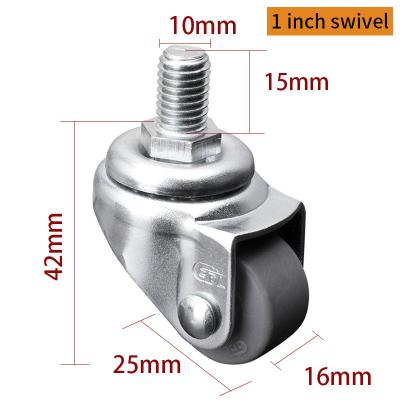 Chine Roue à rouleaux de 25 mm revêtue de zinc fileté 1 pouce Roue à rouleaux 201S-52 à vendre
