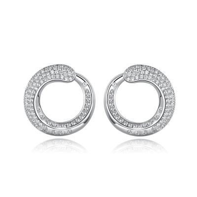 China FASHIONABLE simple Zircon earrings go well with small stud earrings for sale