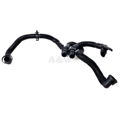 China Cooling System Oil Breather Hose Pipe& Crankcase Breather Hose For Audi A3 A4 A6 EOS Golf Jetta Passat Octavia OEM 06E 103 AC 217 06E103217A for sale