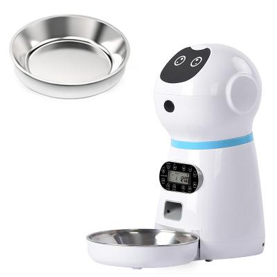 China Large Capacity 3.5L Automatic Electronic Pet Automatic Feeder Smart Large Dog And Cat Automatic Feeder for sale