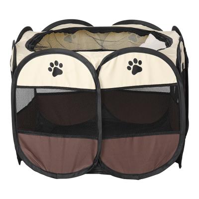 China 2021 Hot sale&Outdoor Carrier Oxford Cloth Indoor Foldable Dog Cage Exercise Kennel Breathable for sale