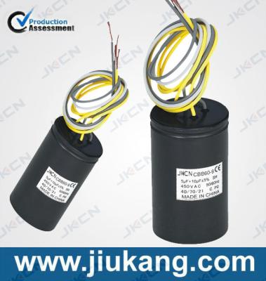 China Washing machine JK BRAND CBB60 3uf capacitor , 30uf 250v capacitor for washing machine for sale