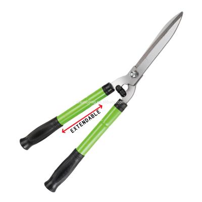 China Sales promotion anti-skid soft handle telescopic outdoor handle tree cutting shears garden hedge shear for sale