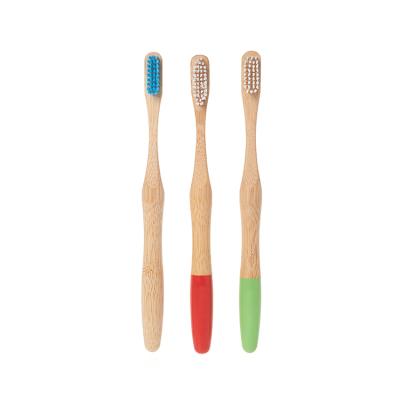 China Organic Eco Friendly Vegan Battery Operated Soft Stiffens Bamboo Toothbrush For Kids Children for sale