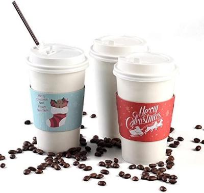 China Custom Logo 4oz 6oz 8oz 8oz 12oz 16oz PE PP Lid PLA Disposable Logo Paper Container Coffee Disposable Paper Cup for sale