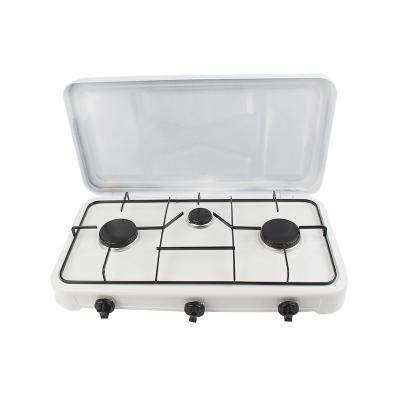 China Cast Iron 3 Burner Outdoor LPG Gas Stove for sale