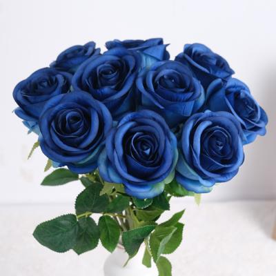 China Natural Contact Manufacturers Sell The Simple Wedding Small Rose High Quality Simulation Flower Decoration for sale