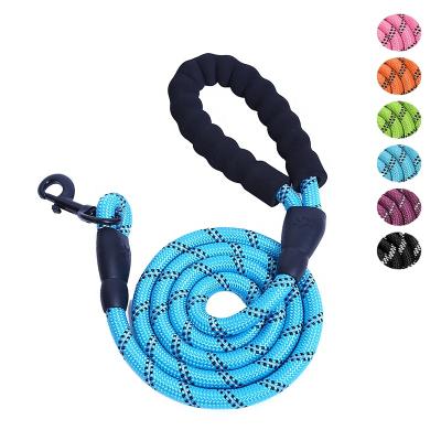 China Amazon Amazon Rope Dog Traction Hot Selling Reflective Nylon Rope Braided Rope Dog Lead Elevating Dog Leash for sale