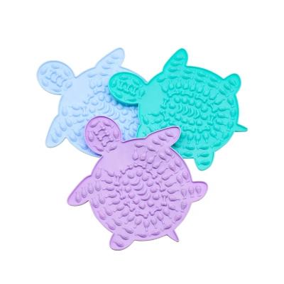 China Best Selling Sustainable Slow Feeder Silicone Dog Lick Mat For Bath Distraction Easy Grooming for sale