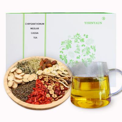 China High Quality Natural Herbals/Flowers Tea Detox Chrysanthemum Medlar Cassia Mixed Tea Bags Wholesale for sale