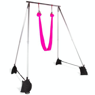 China Durable Fitness Exercise Yoga Swing Hammock Frame Aerial Stand Supporter for sale