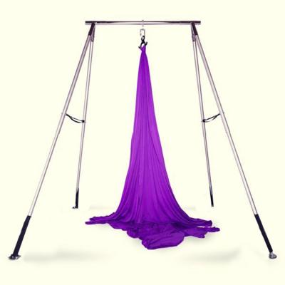 China Durable Heavy Steel Adjustable Frame Steel Adjustable Aerial Stand Hammock Aerial Swing Yoga Setup for sale