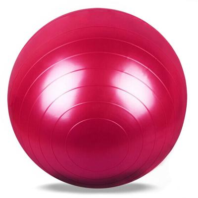 China Home Gym Equipment Yoga Ball Customized Anti Burst With Pump Fitness Ball 65CM for sale