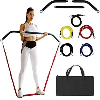 China Portable Portable Home Gym Arch Bar With Resistance Band System Set for sale