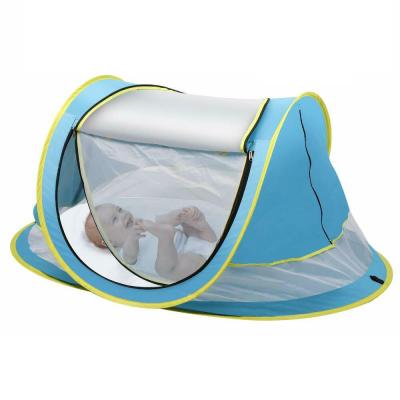 China Toy Baby Tent Portable Baby Travel Soft Bed UPF 50+ Sun Shelters For Infant for sale