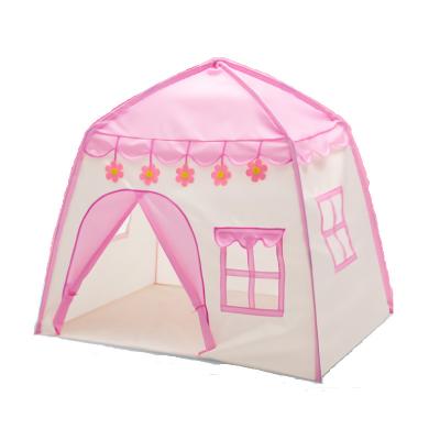 China Soft Toy Kids Play Tent Princess Playhouse Castle Play Room For Girl Christmas Gift Pink for sale