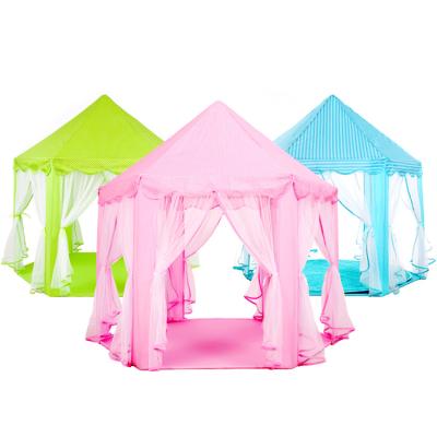 China Toy Portable Castle Play House Large Indoor / Soft Blue Outdoor Children Play Tent for sale